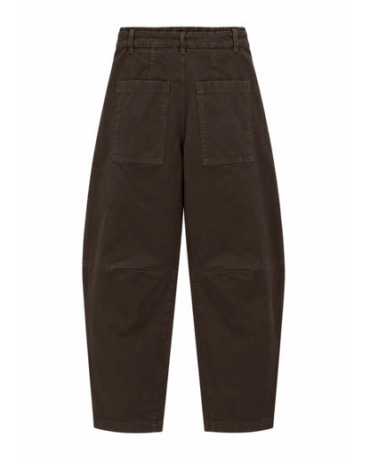 Broek Barrel Gabriel Donkerbruin