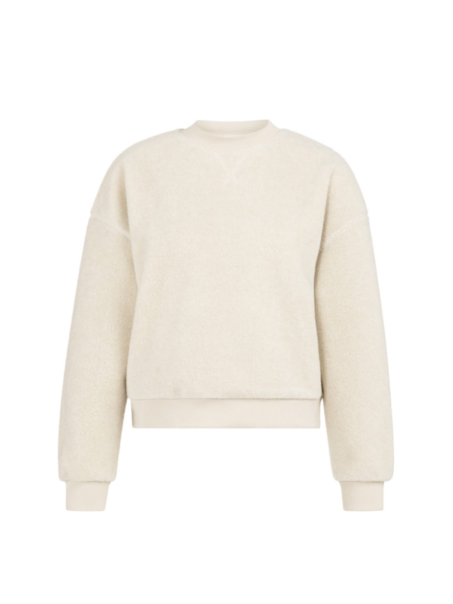 Yaya Teddy Sweater Zand - Peet kleding