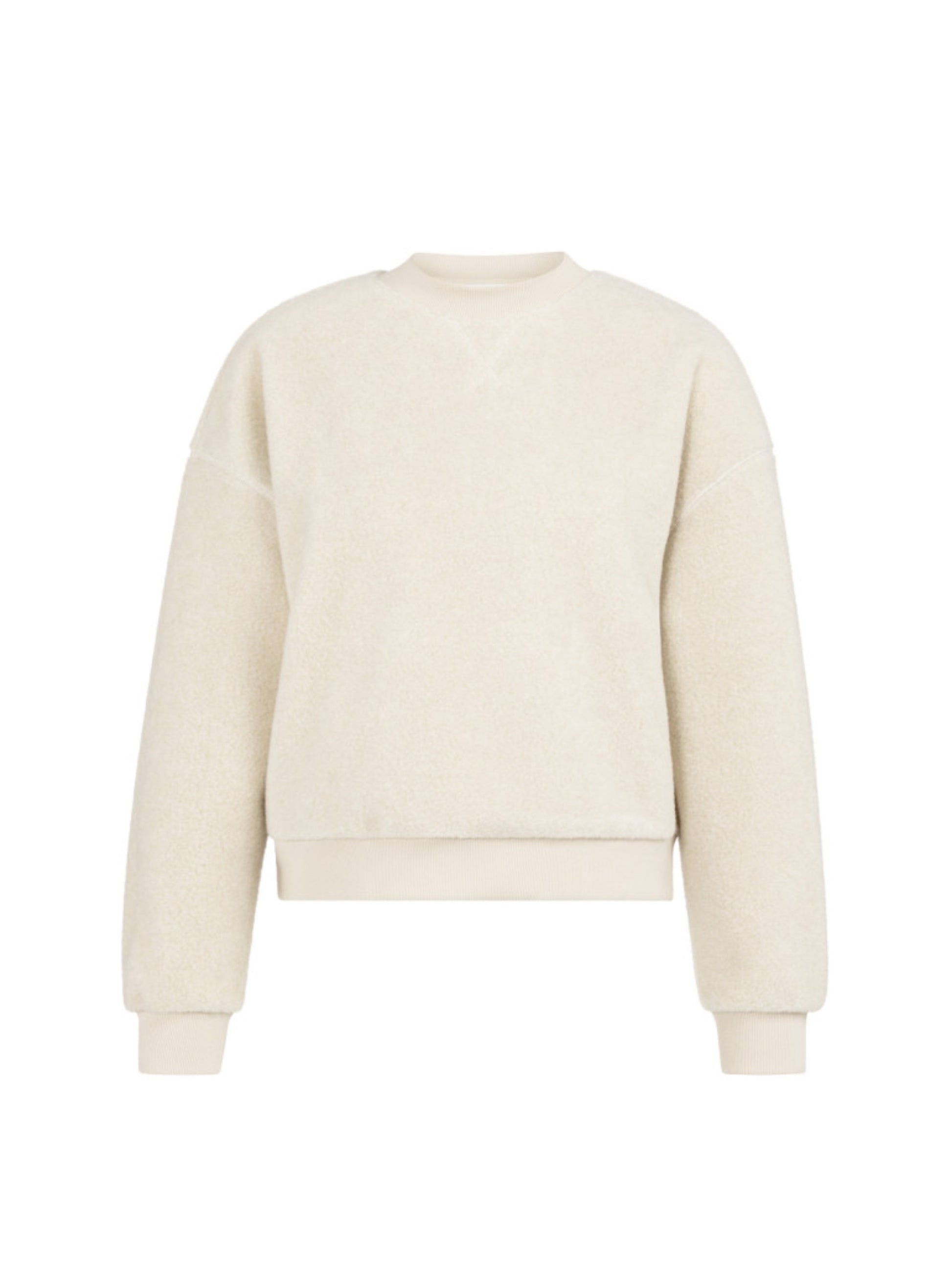 Yaya Teddy Sweater Zand - Peet kleding