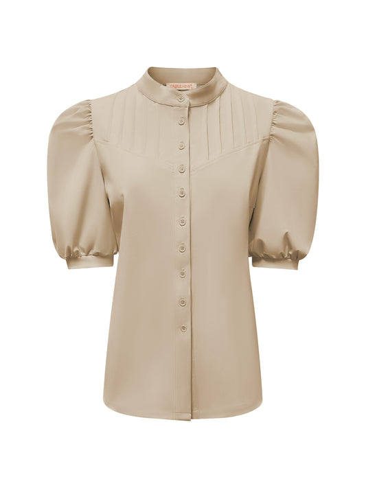 Triple Nine - Travel Blouse Emilie Beige - 5934 - Peet kleding