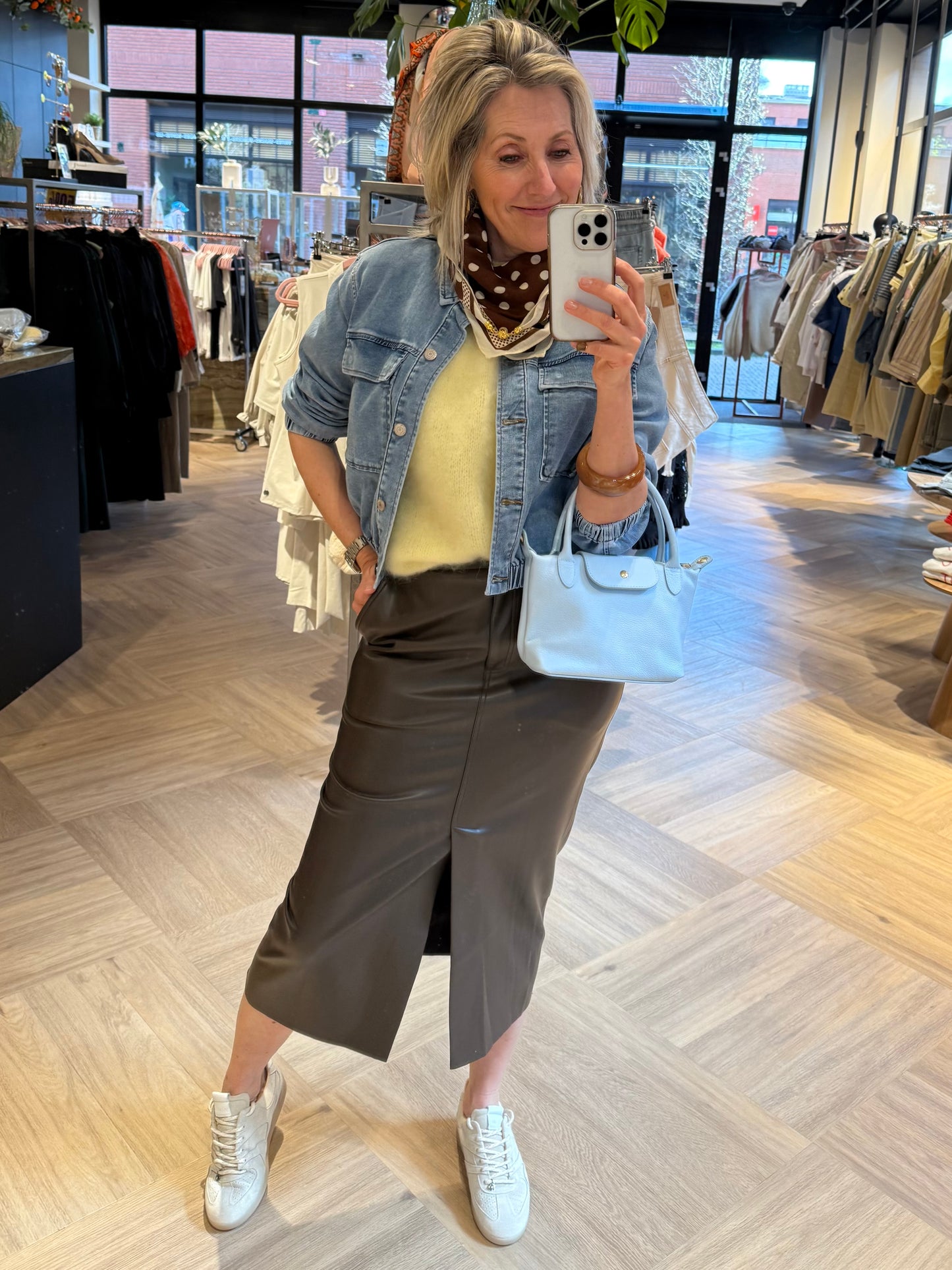 Azzurro Rok Carry Bruin - Peet kleding