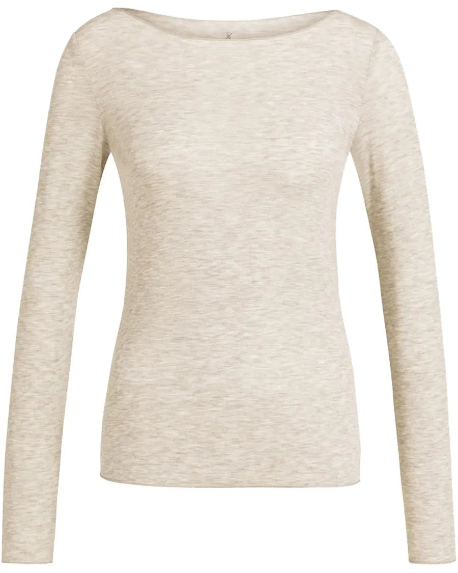 Yaya Longsleeve Cashmere Grey Melange