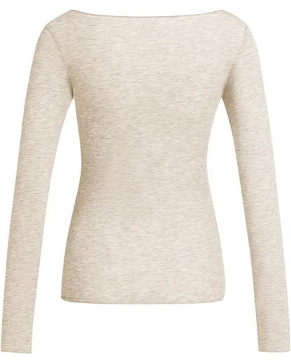Yaya Longsleeve Cashmere Grey Melange