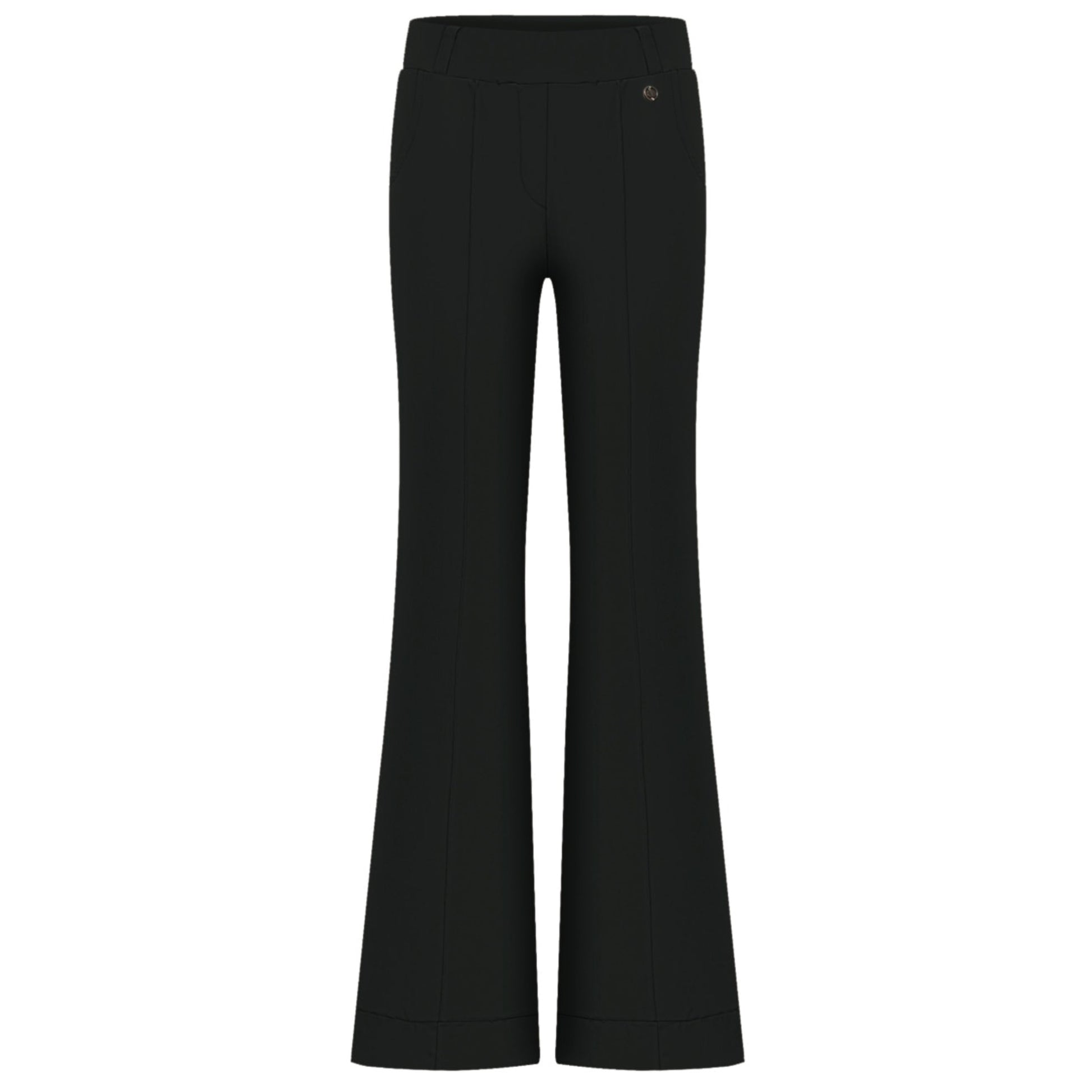 Triple Nine - Travel Broek Fleur Zwart - 2301 - Peet kleding