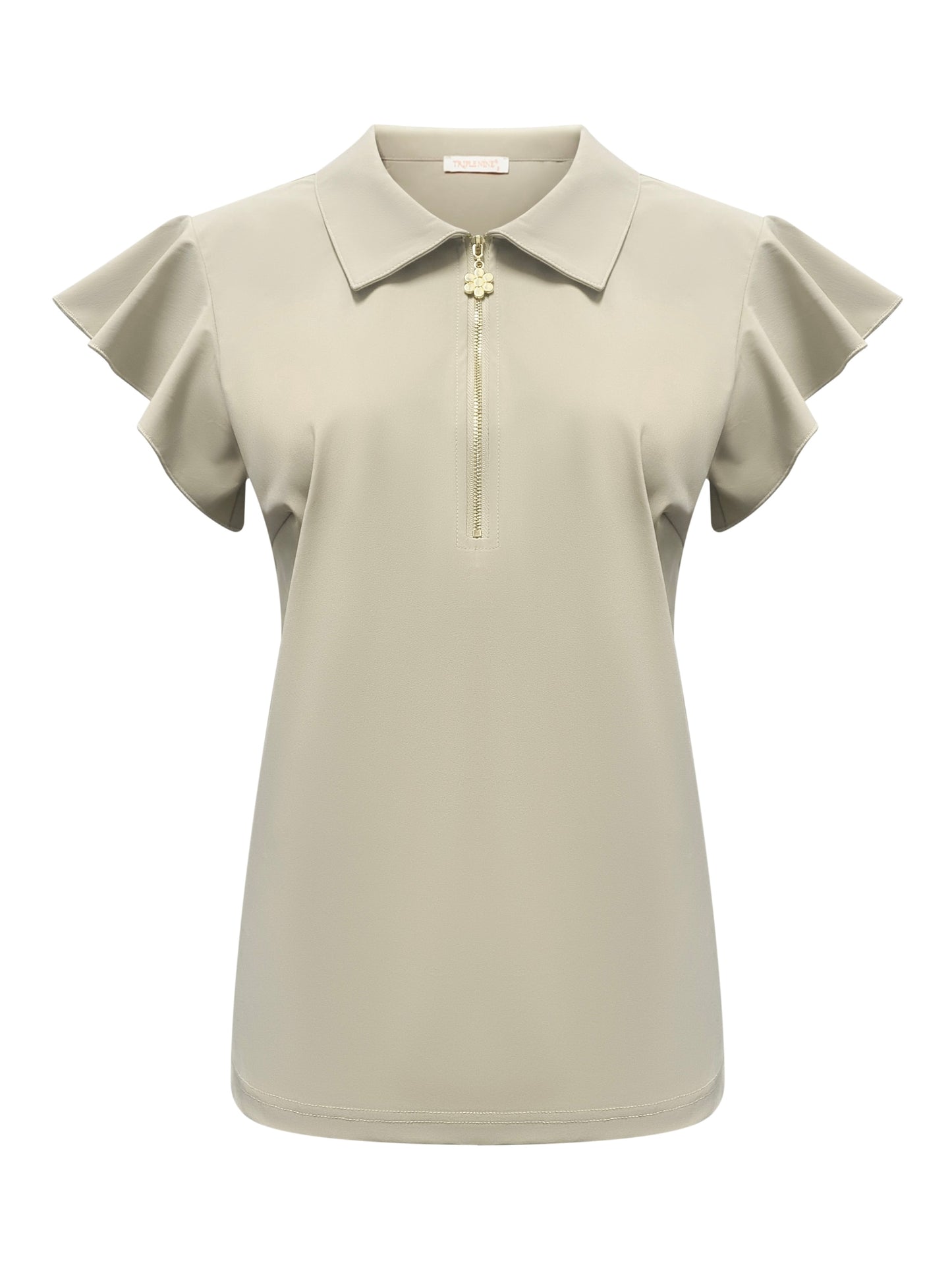 Triple Nine Travel Top Fia Beige - 6937 - Peet kleding