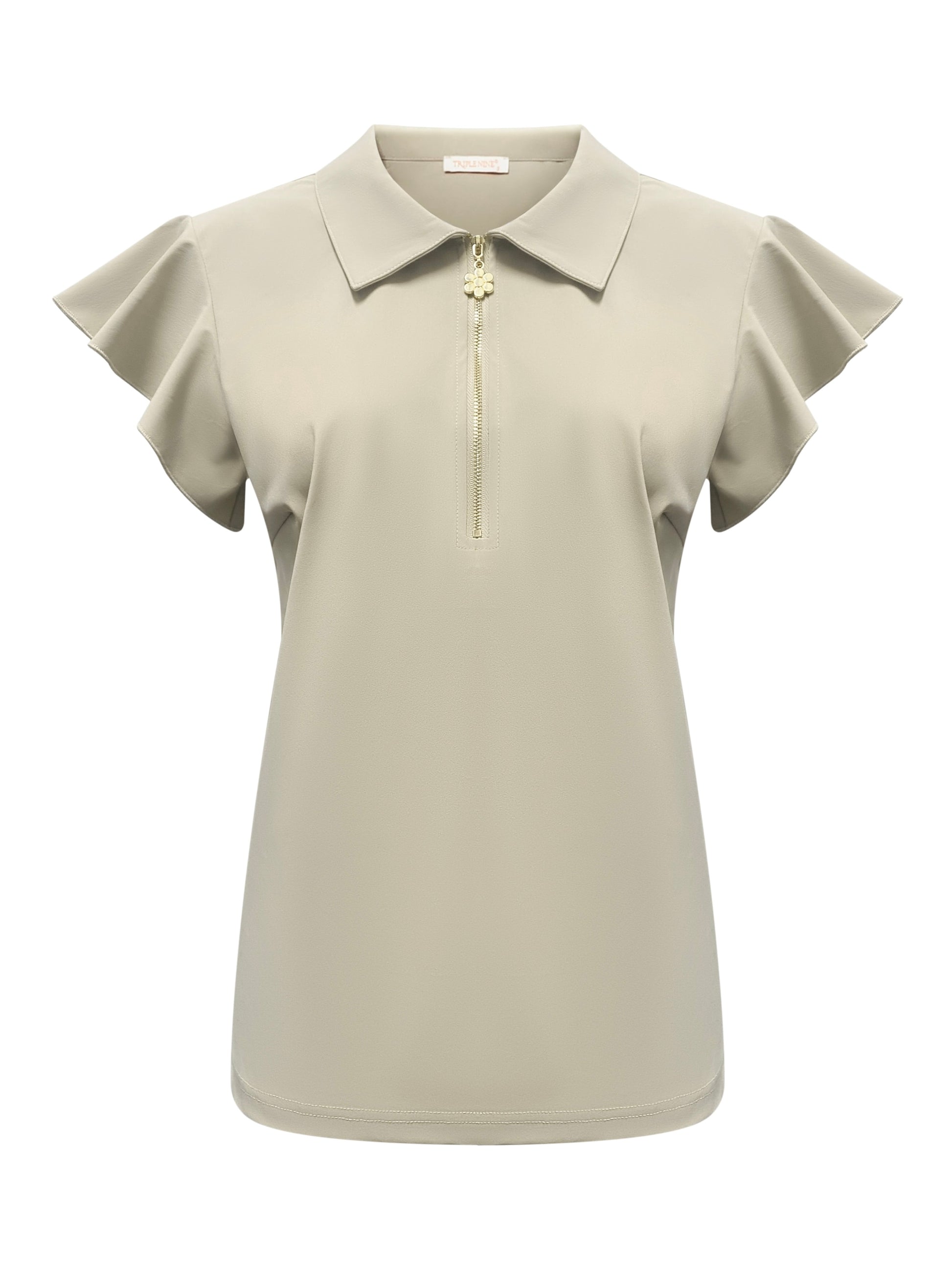 Triple Nine Travel Top Fia Beige - 6937 - Peet kleding