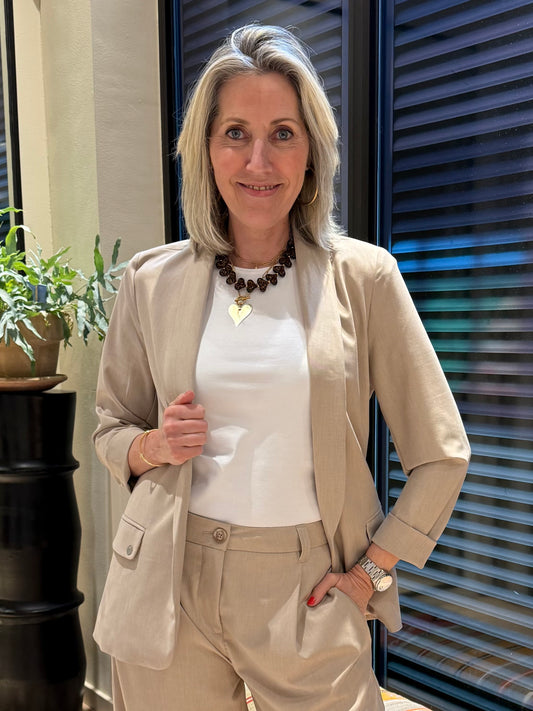 Zhrill Blazer Greta Zand - Peet kleding