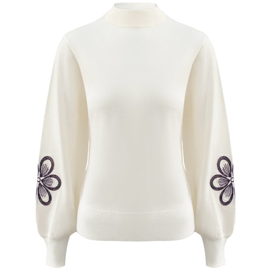 Triple Nine - Travel Trui Sophie Ecru - 9004 - Peet kleding