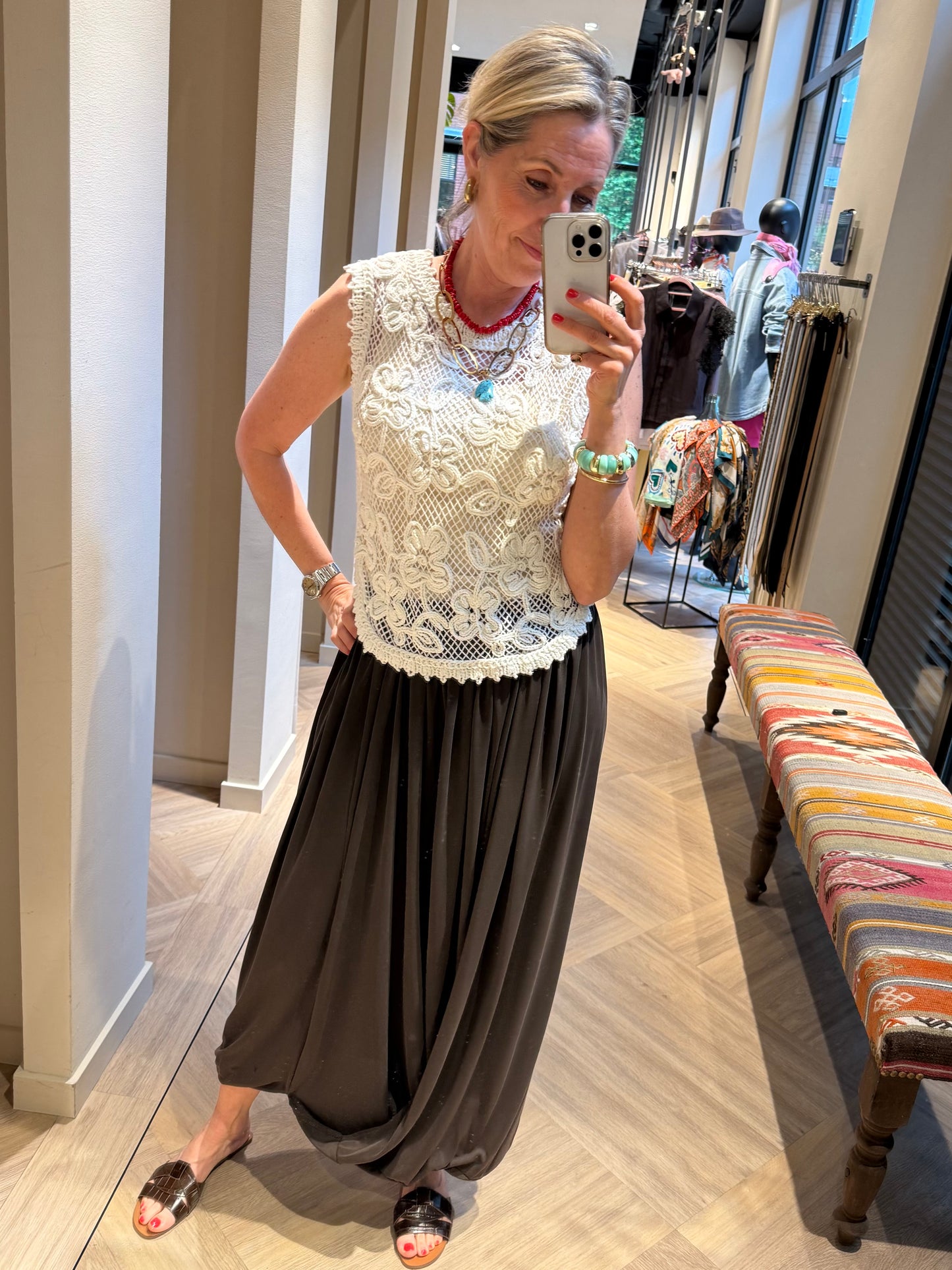 Harem Rok Mila Bruin - Peet kleding