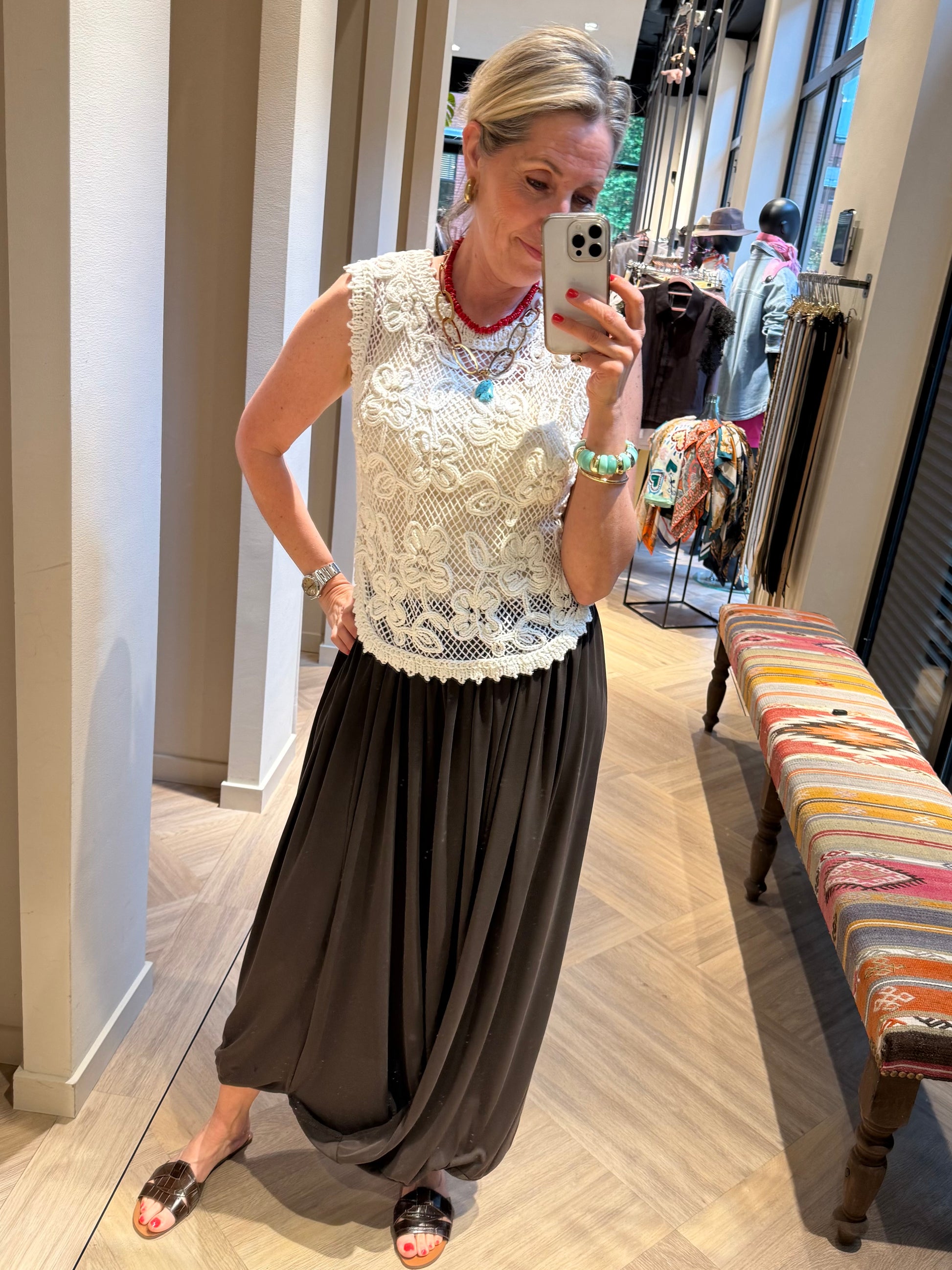 Harem Rok Mila Bruin - Peet kleding