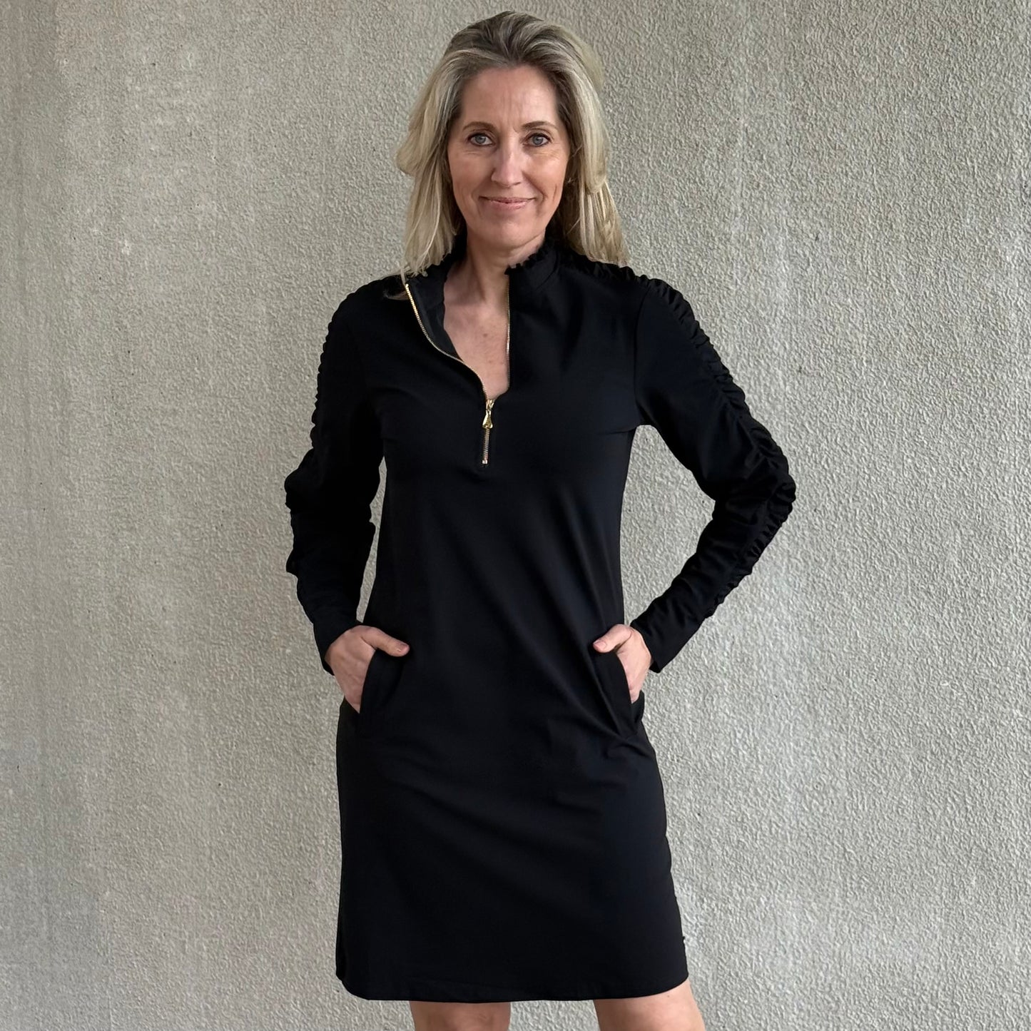 Triple Nine - Travel Jurk Mares Zwart - 51815 - Peet kleding