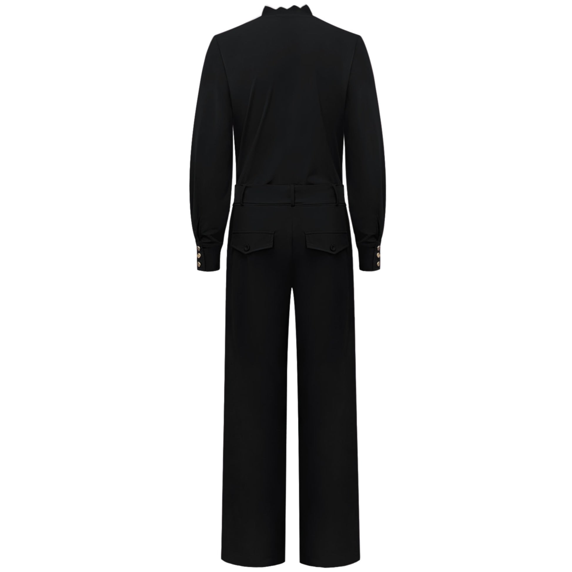 Triple Nine - Travel Jumpsuit Milana Zwart - 51907 - Peet kleding