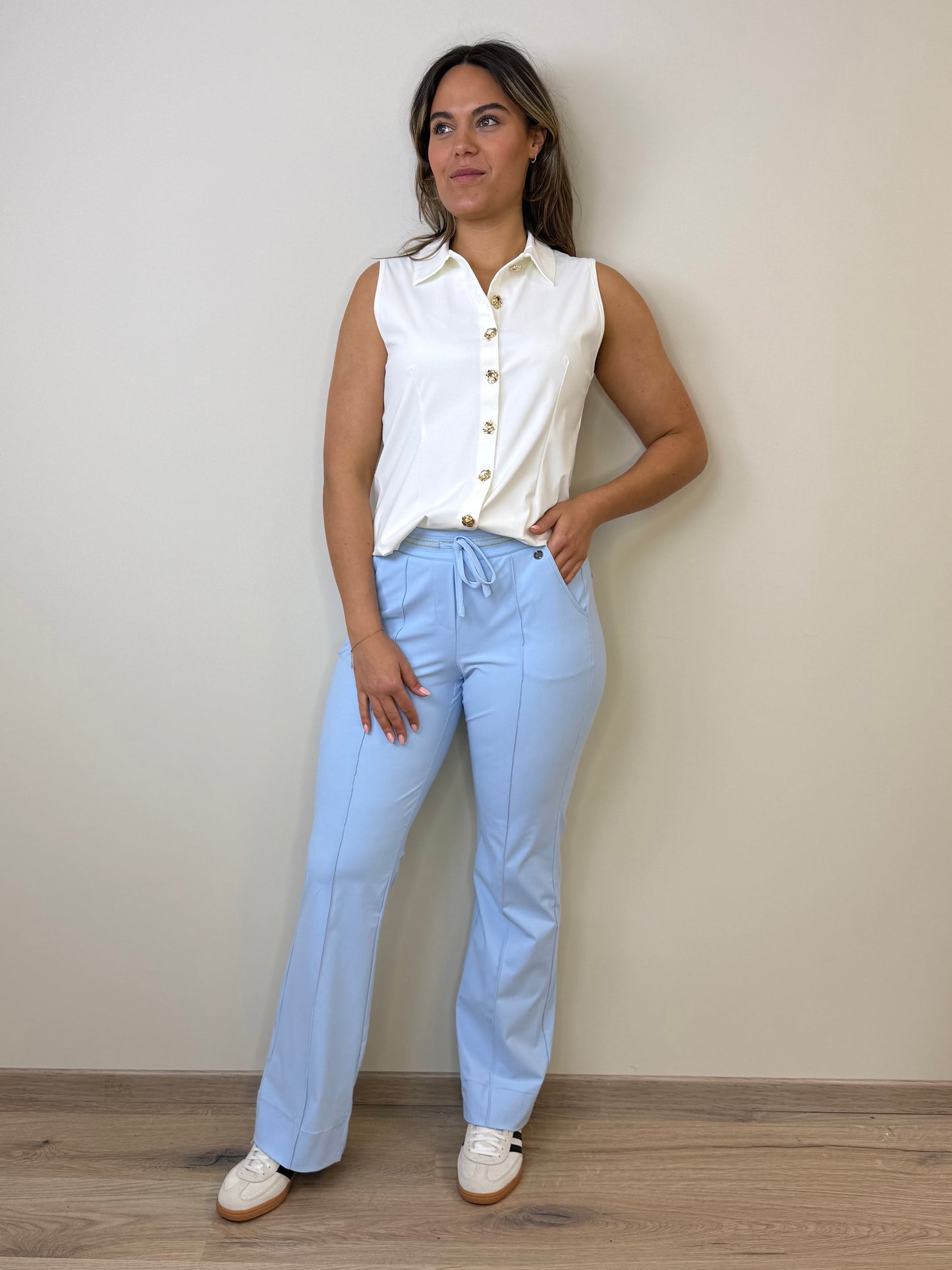 Triple Nine - Travel Blouse Marien Wit - 5932 - Peet kleding