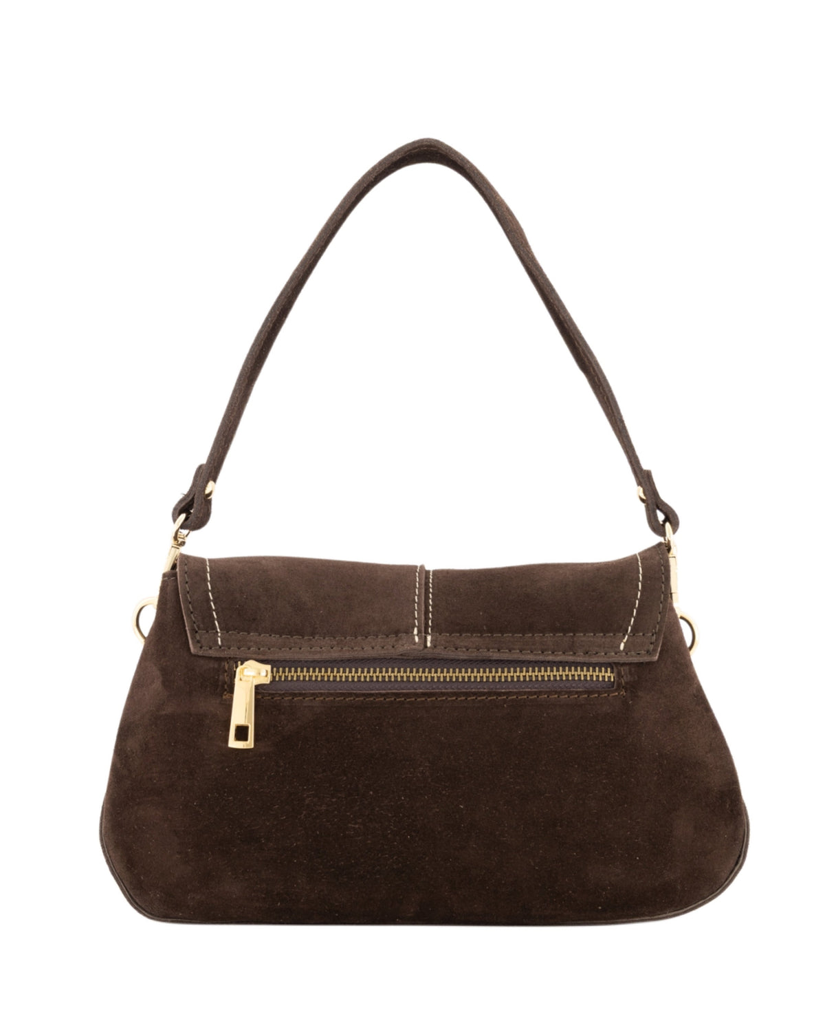 Tas Catania Suede Donkerbruin