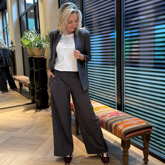 Ichi Broek Lexie Grijs - Peet kleding