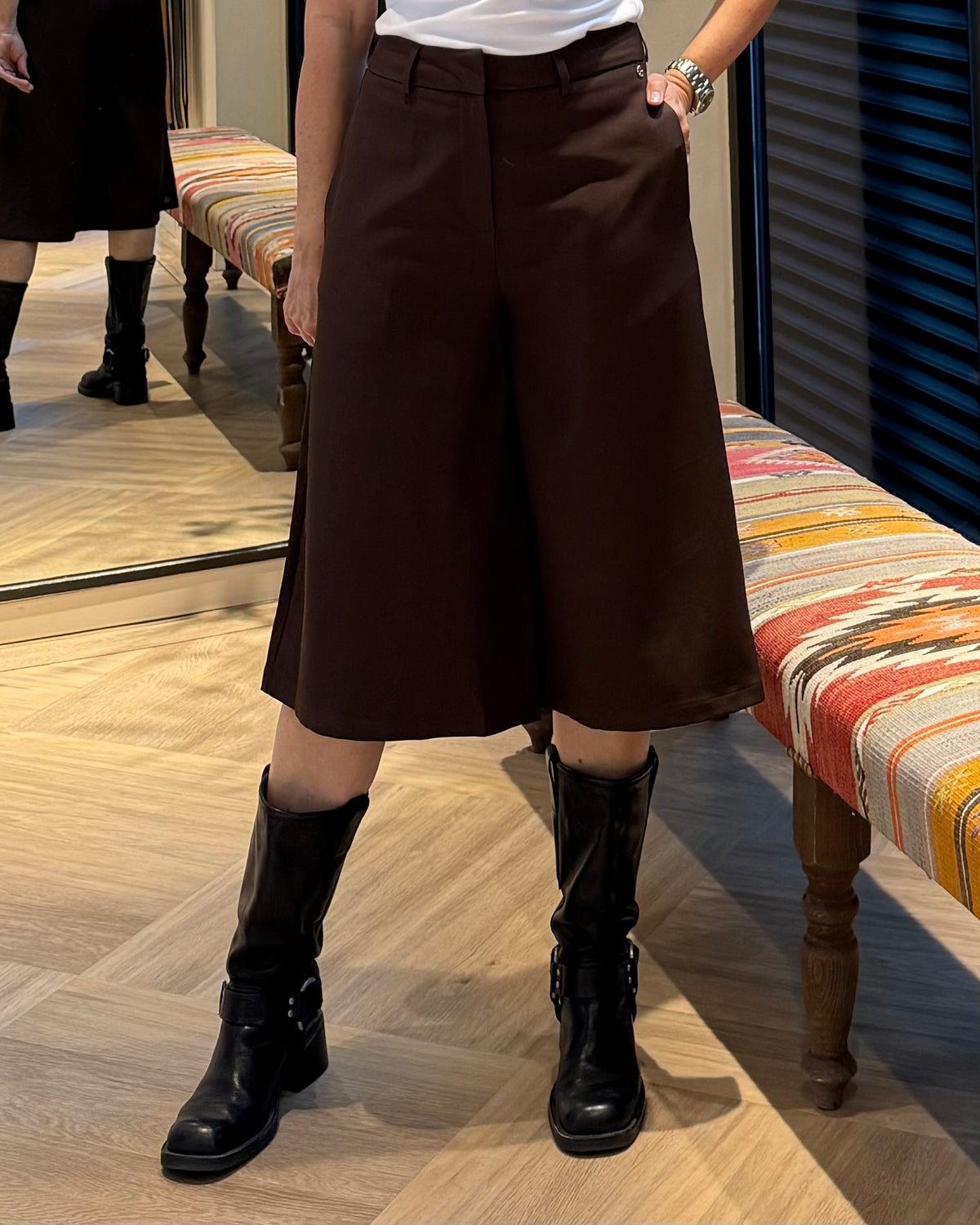 Bermuda Klaartje Donkerbuin - Peet kleding