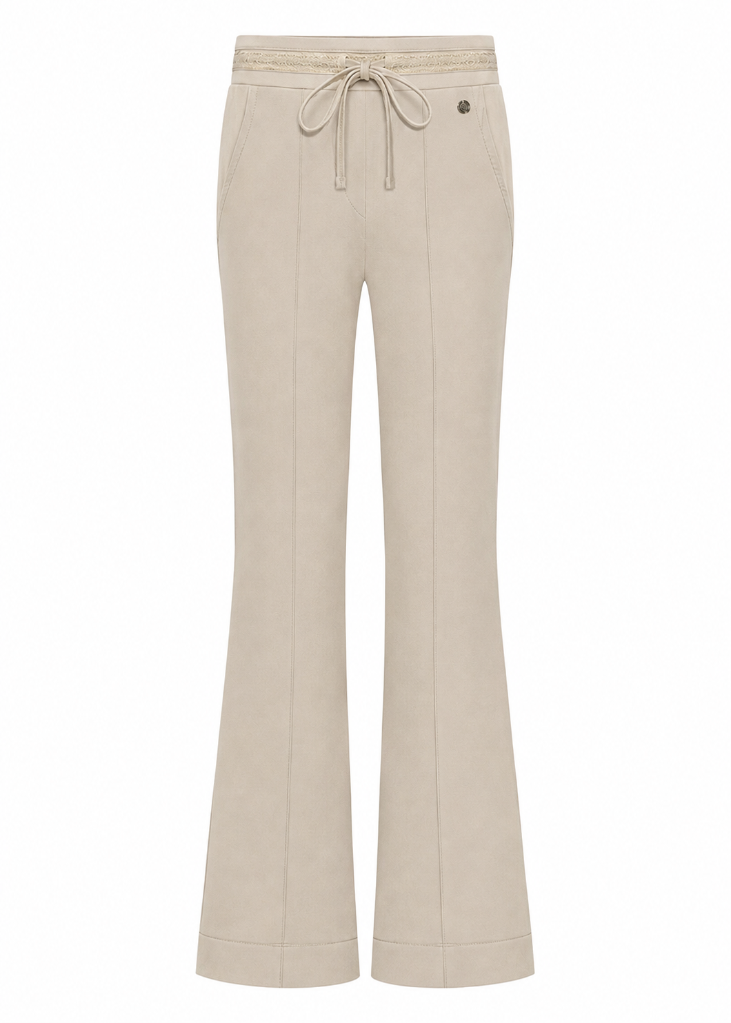 Triple Nine - Travel Broek Anna Beige - 2304 - Peet kleding
