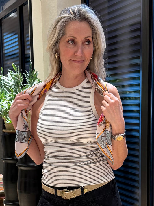 Copenhage Muse Top Siv Streep - Peet kleding