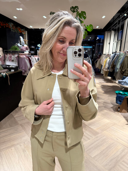 Yaya Jacket Khaki - Peet kleding