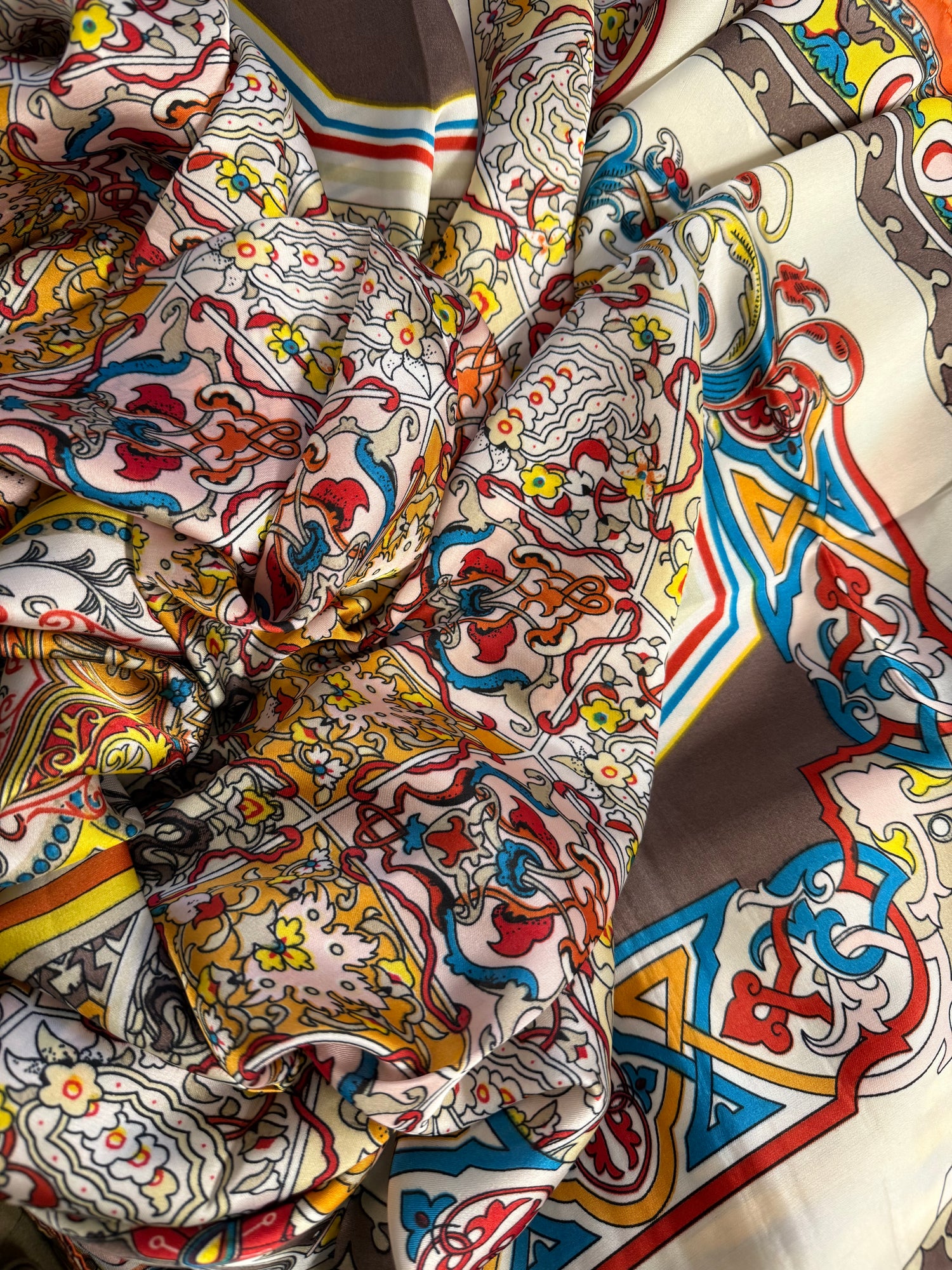 Sjaal Cirque Multi Oranje - Peet kleding