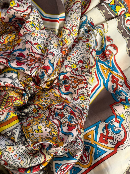 Sjaal Cirque Multi Oranje - Peet kleding