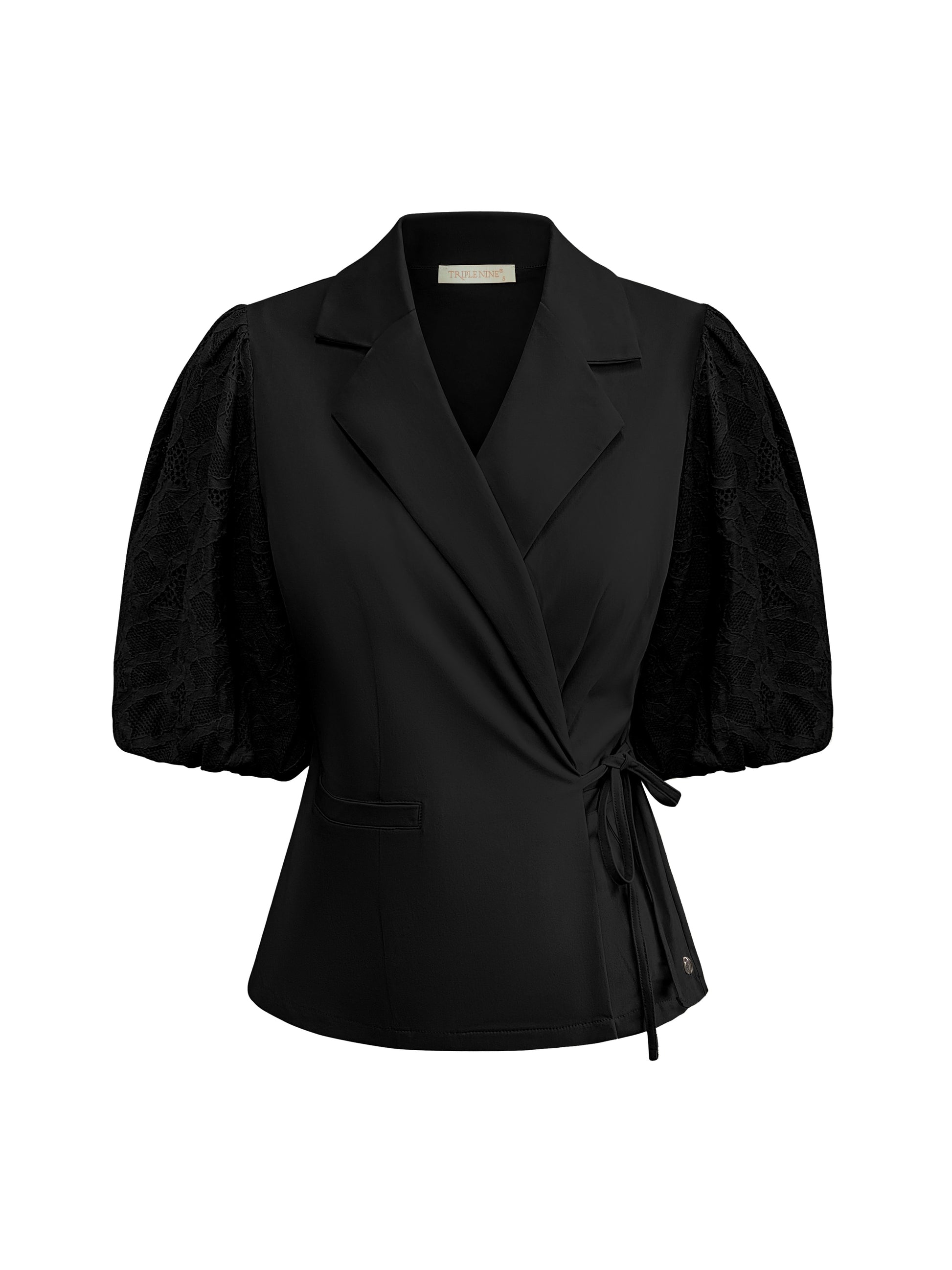 Triple Nine Travel Blazer Luay Zwart - 3909 - Peet kleding