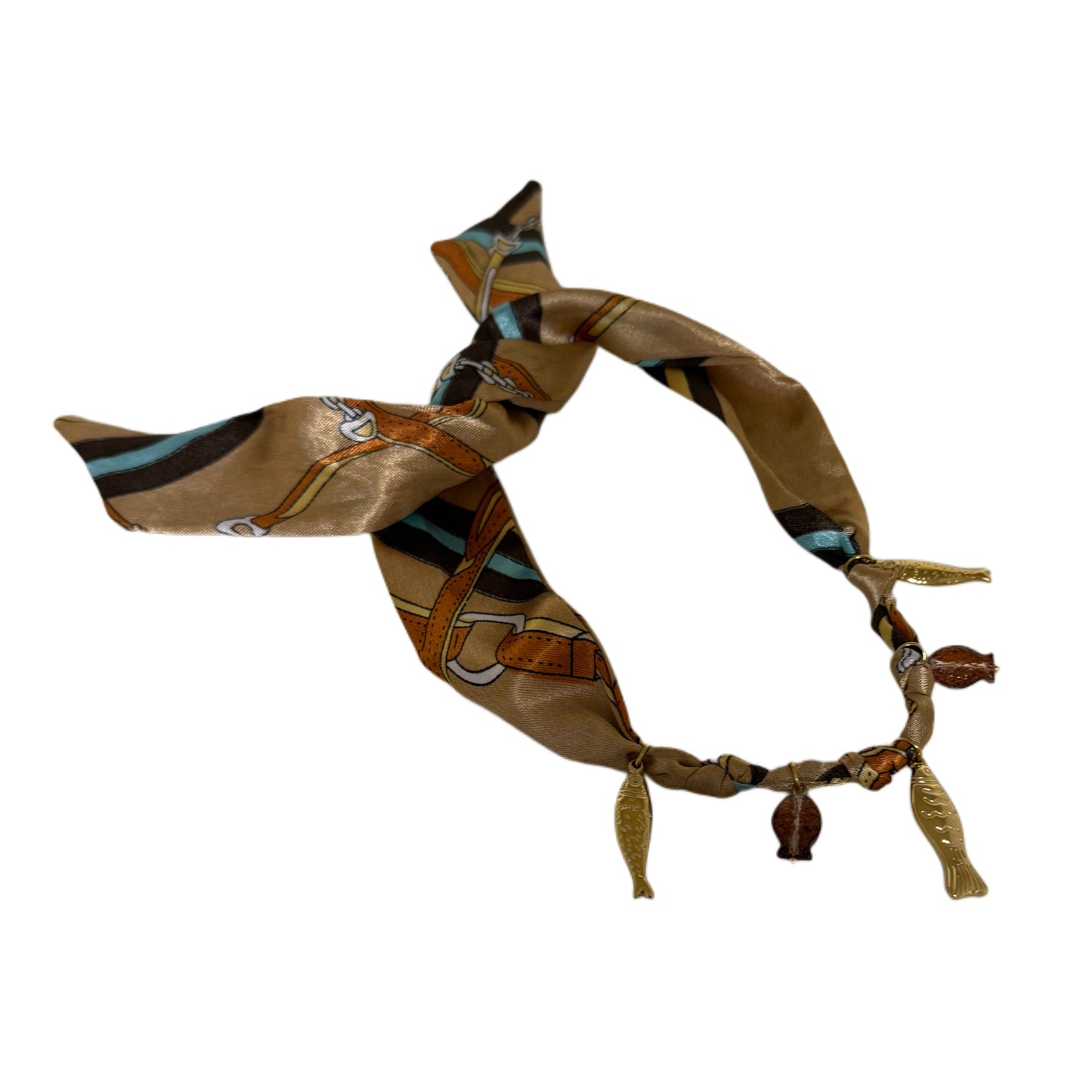 Ketting Sjaal Print Bedels - Peet kleding