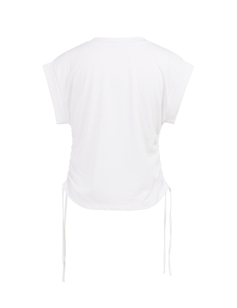 Yaya Shirt Cords Wit - Peet kleding