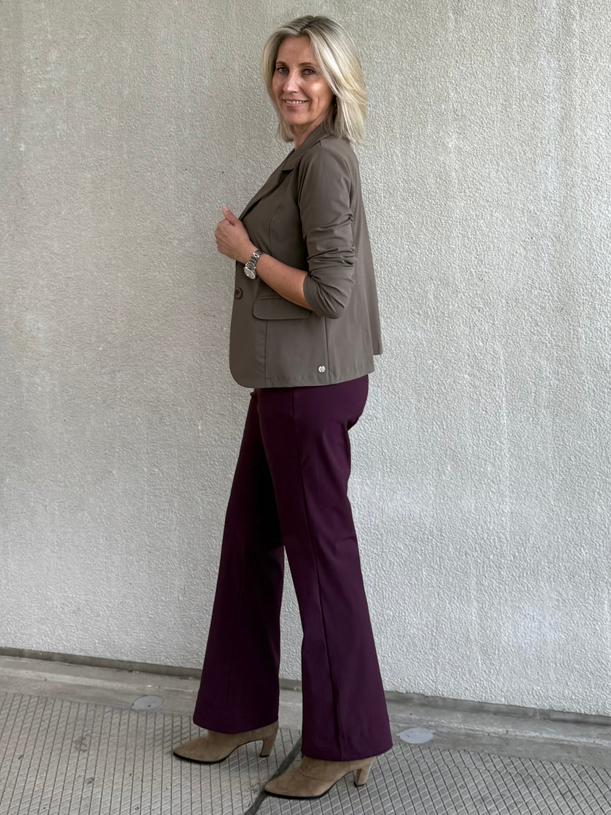 Triple Nine - Travel Blazer Francis Taupe - 3101 - Peet kleding