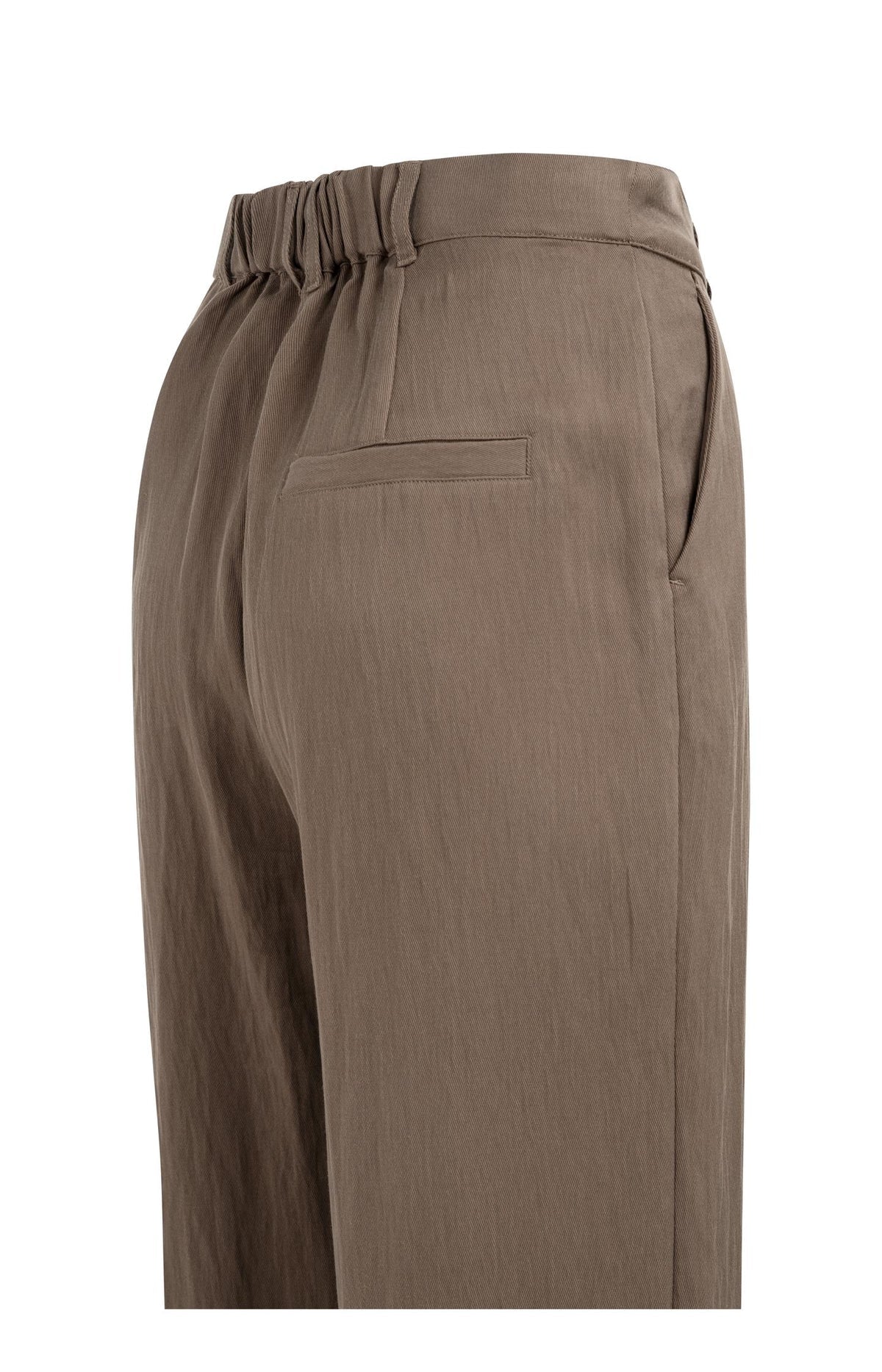 Yaya Wide Leg Bruin - Peet kleding