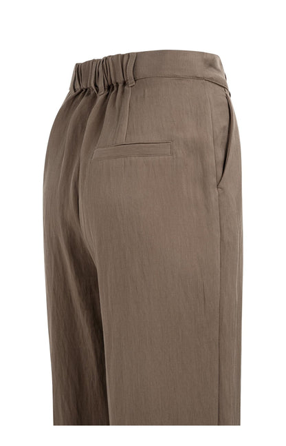 Yaya Wide Leg Bruin - Peet kleding