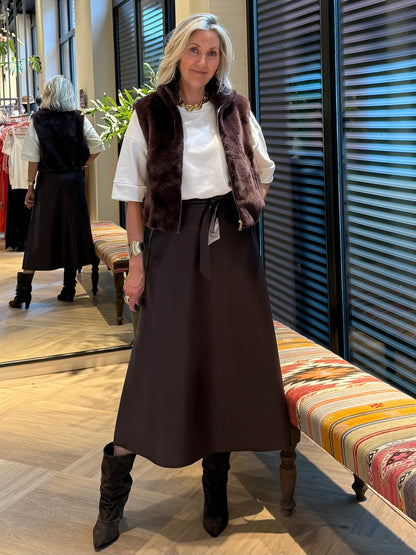 Rino & Pelle Gilet Nikki Chocolat Been - Peet kleding