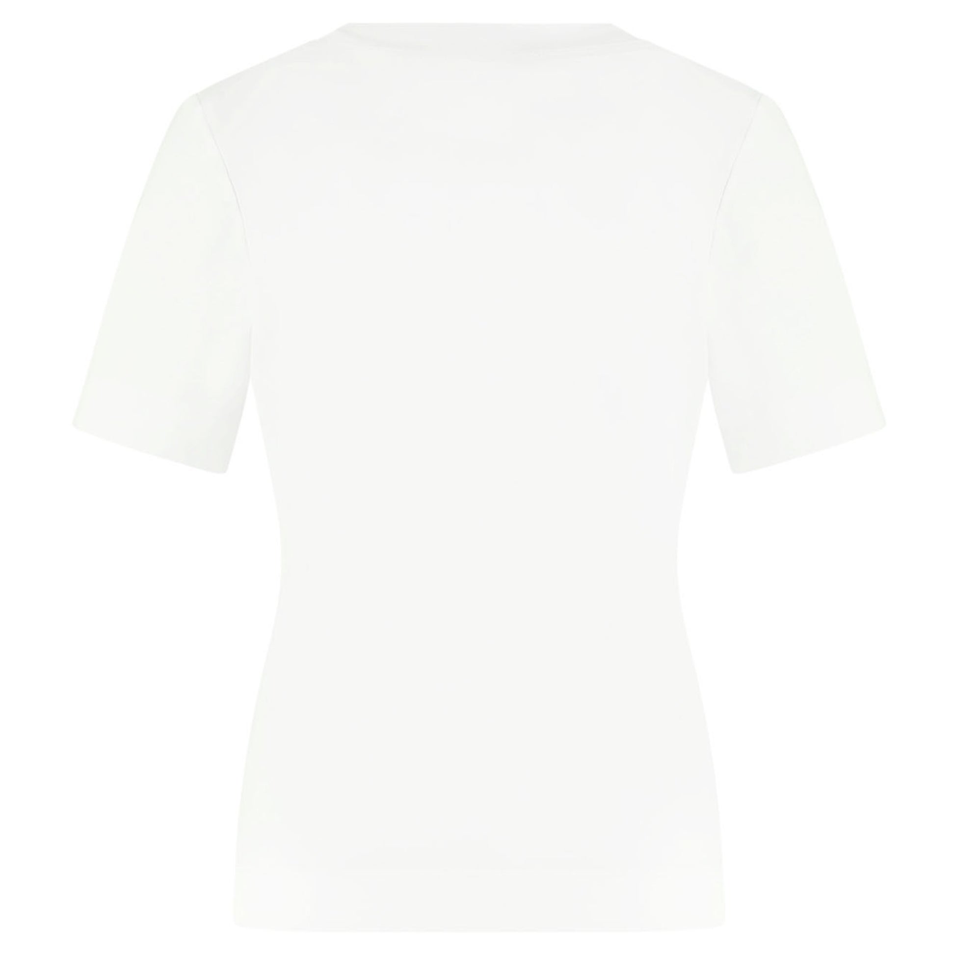 Azzurro Basic Tee Carol Wit - Peet kleding