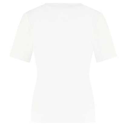 Azzurro Basic Tee Carol Wit - Peet kleding