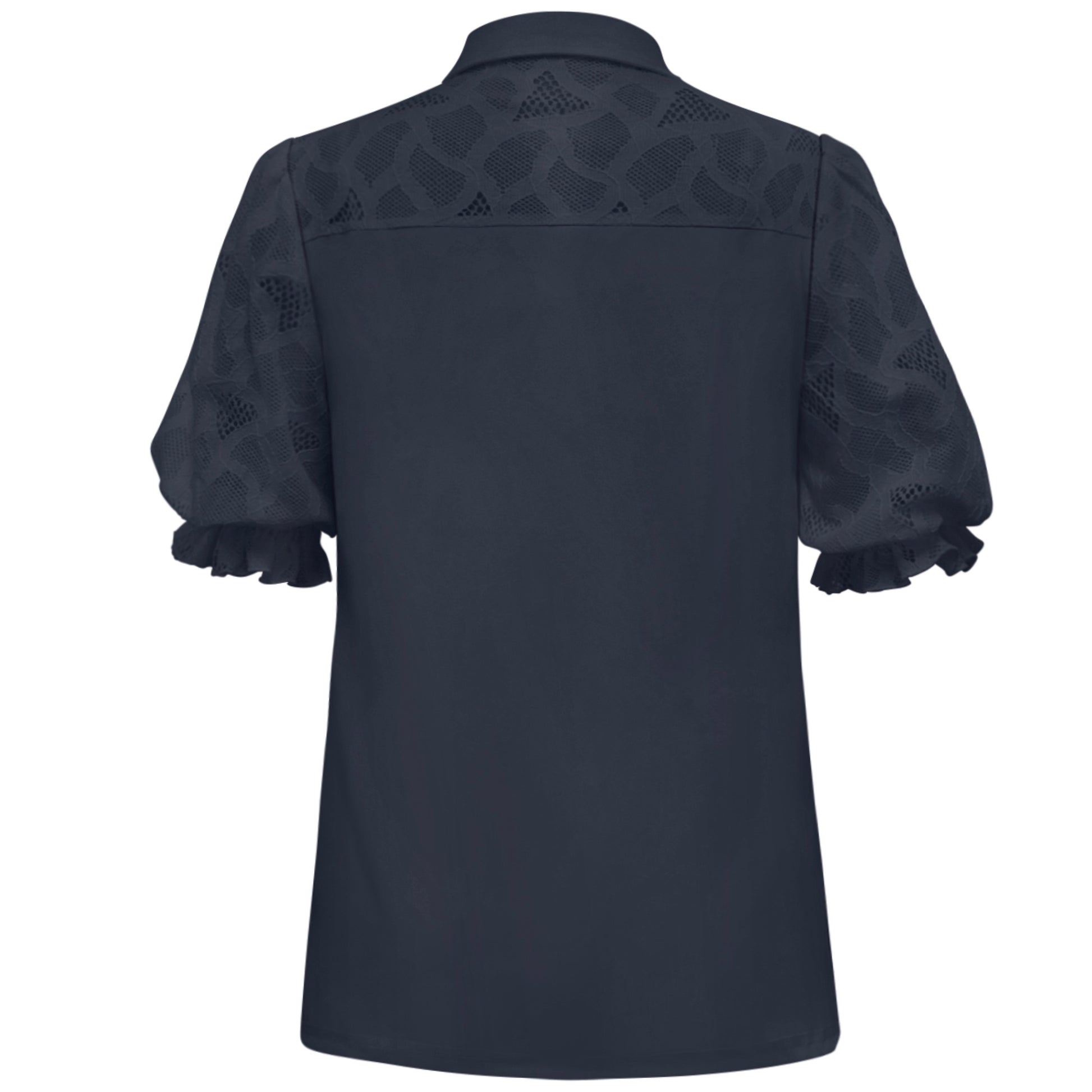 Triple Nine - Travel Top Crochet Navy - 6918 - Peet kleding