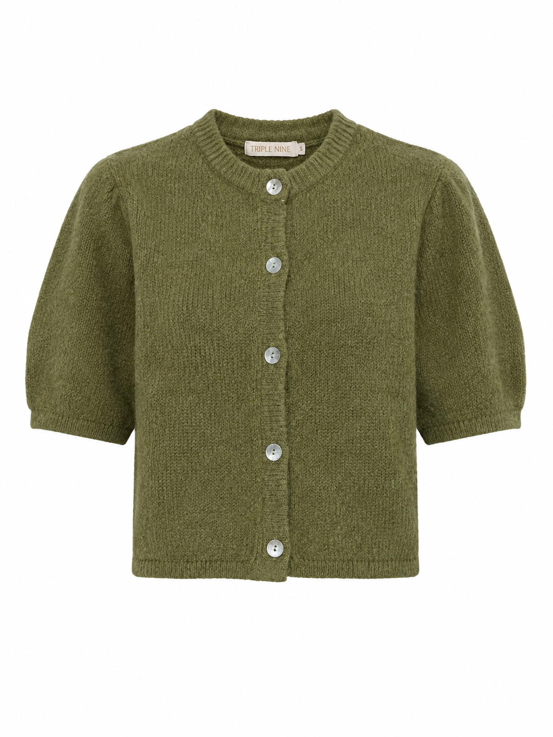 Triple Nine - Alpaca Vest Charlie Olijfgroen - Peet kleding