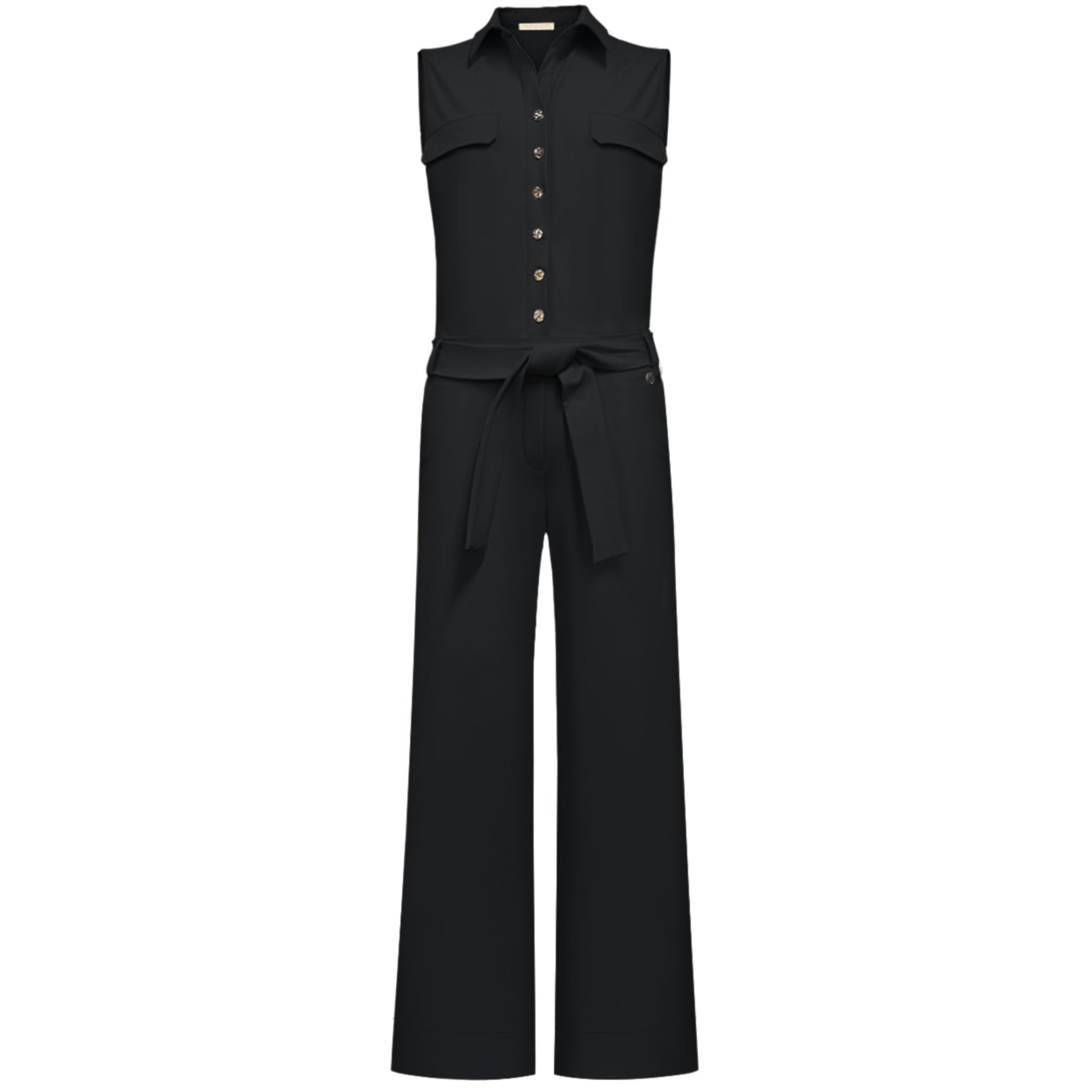 Triple Nine - Travel Jumpsuit Pebbles Zwart - 51901 - Peet kleding