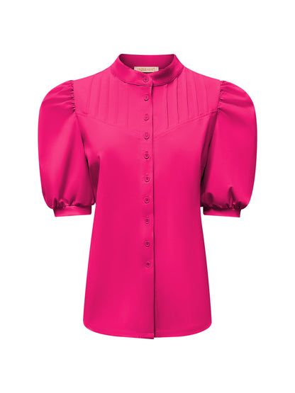 Triple Nine - Travel Blouse Emilie Fuchsia - 5934 - Peet kleding