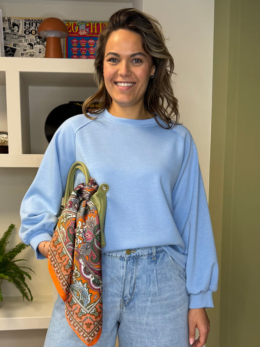 Azzurro Sweater Emma Lichtblauw - Peet kleding