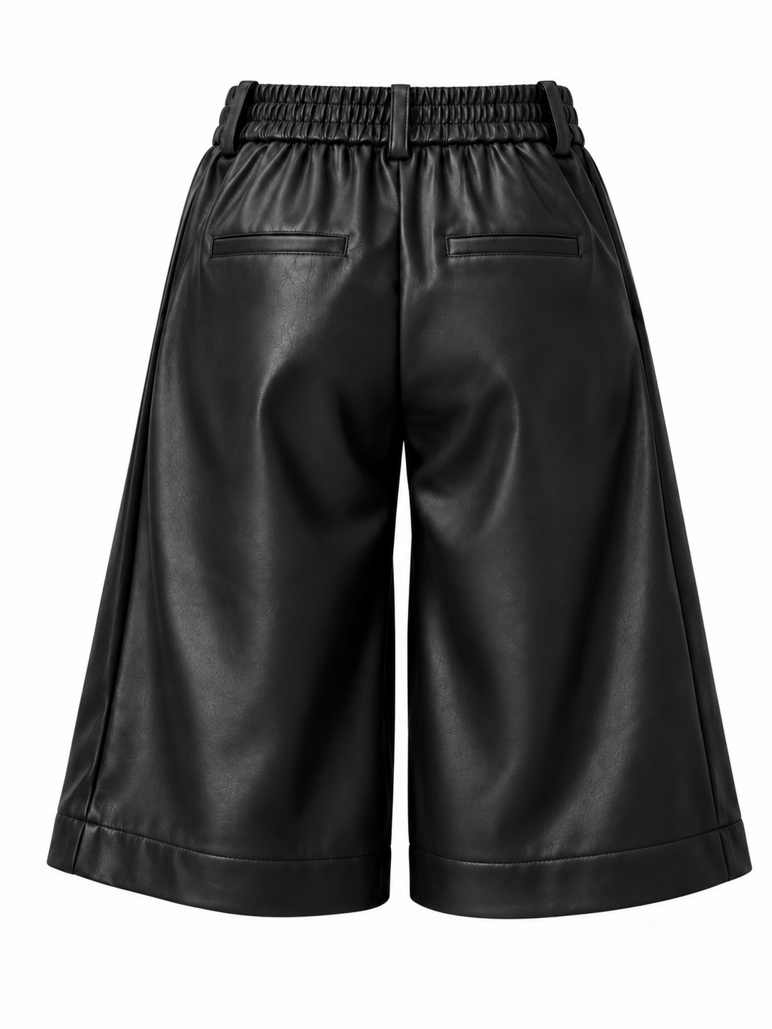 Bermuda Carol PU Zwart - Peet kleding
