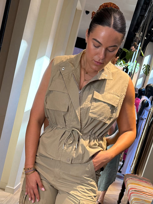 Ambika Gilet Aleid Khaki