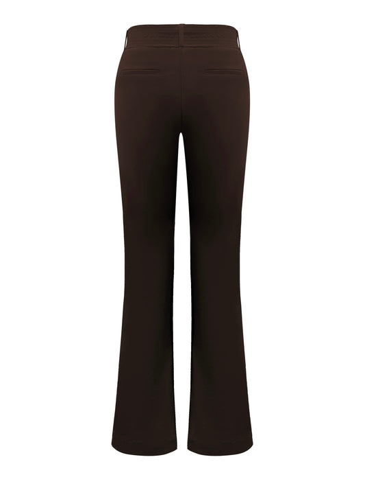 Triple Nine - Travel Broek Joy Donkerbruin - 3002 - Peet kleding