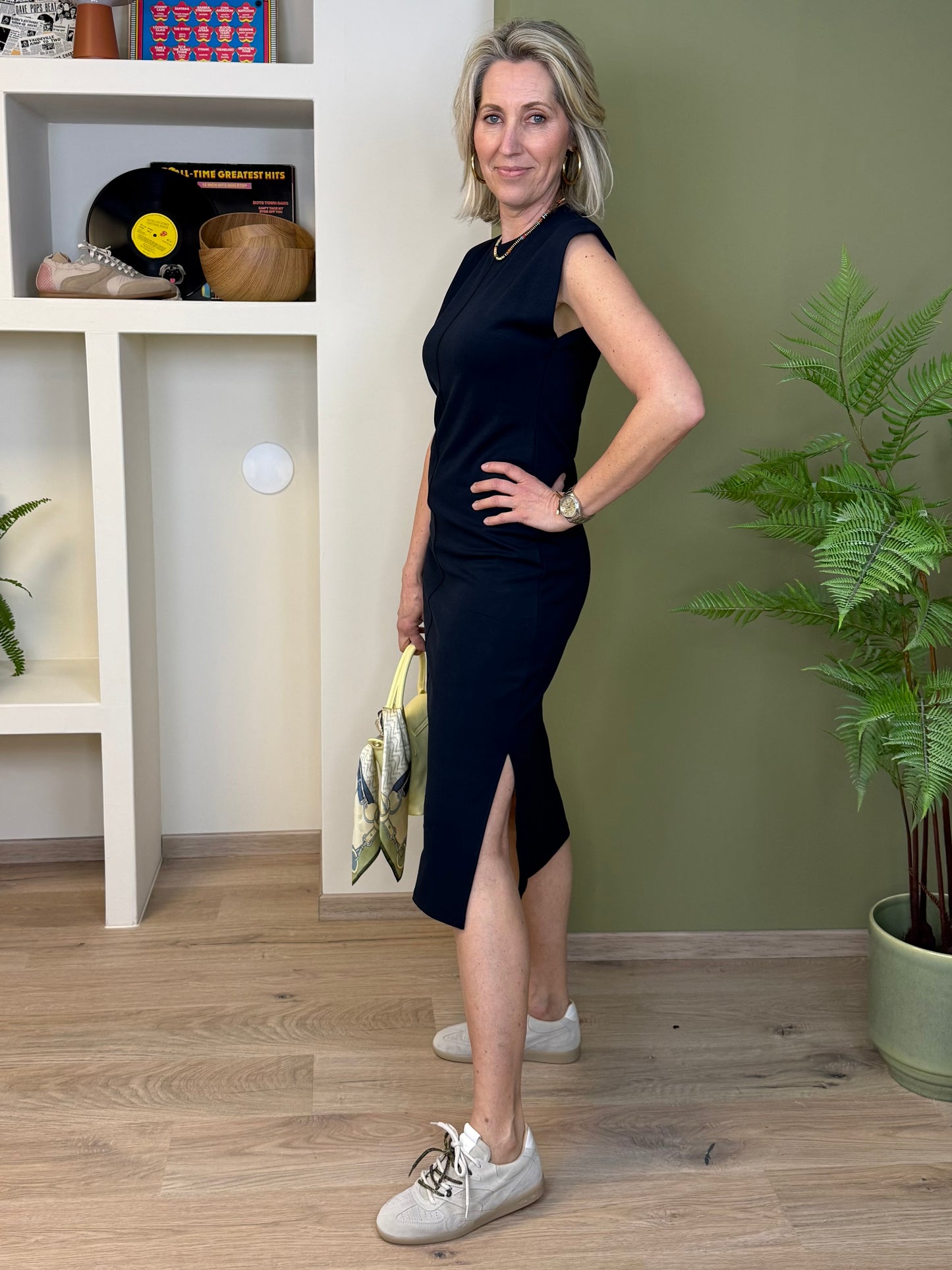 COJ Jurk Marcia Navy - Peet kleding