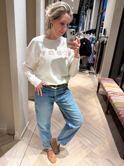 Yaya Cargo Broek Denim - Peet kleding