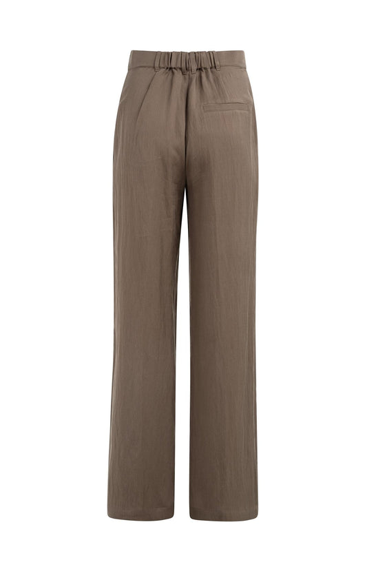Yaya Wide Leg Bruin - Peet kleding
