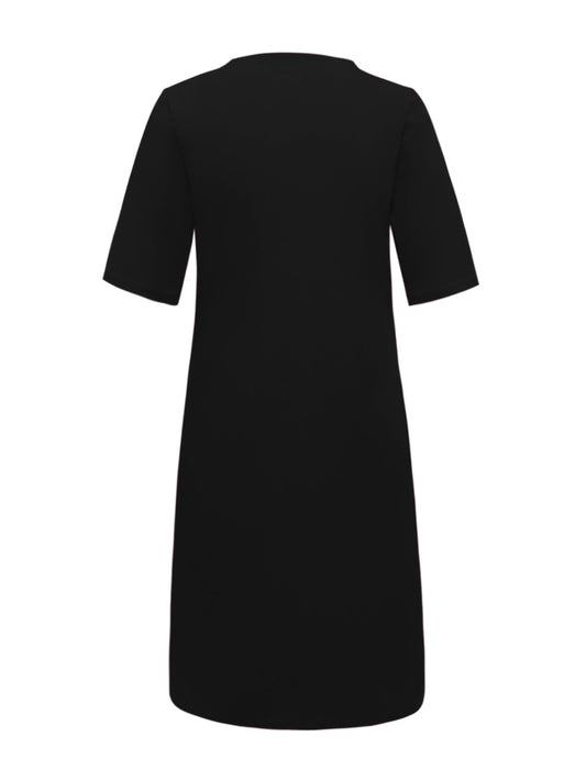 Triple Nine - Travel Jurk Indy Zwart - 51805 - Peet kleding
