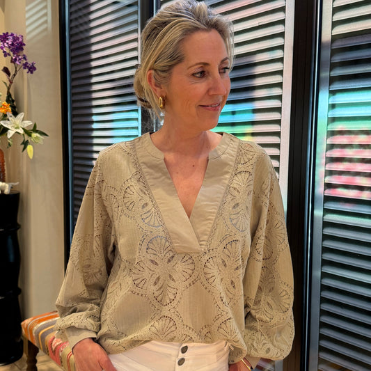 Zhrill Top Romy Olive - Peet kleding