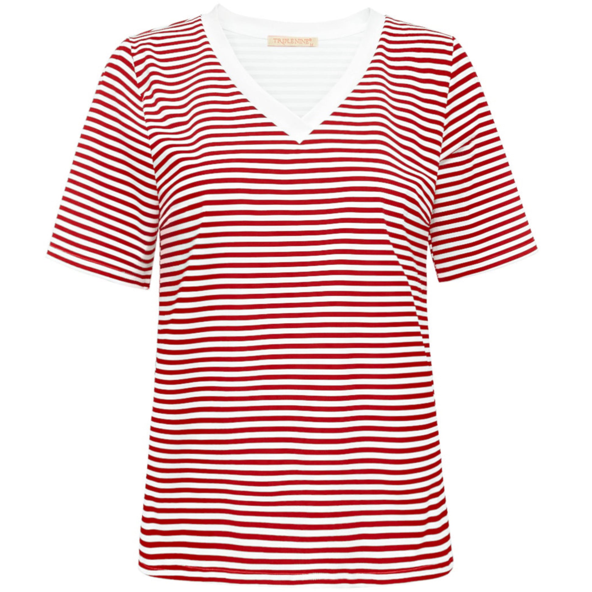 Triple Nine - Travel Top Manon Rood - 6914 - Peet kleding