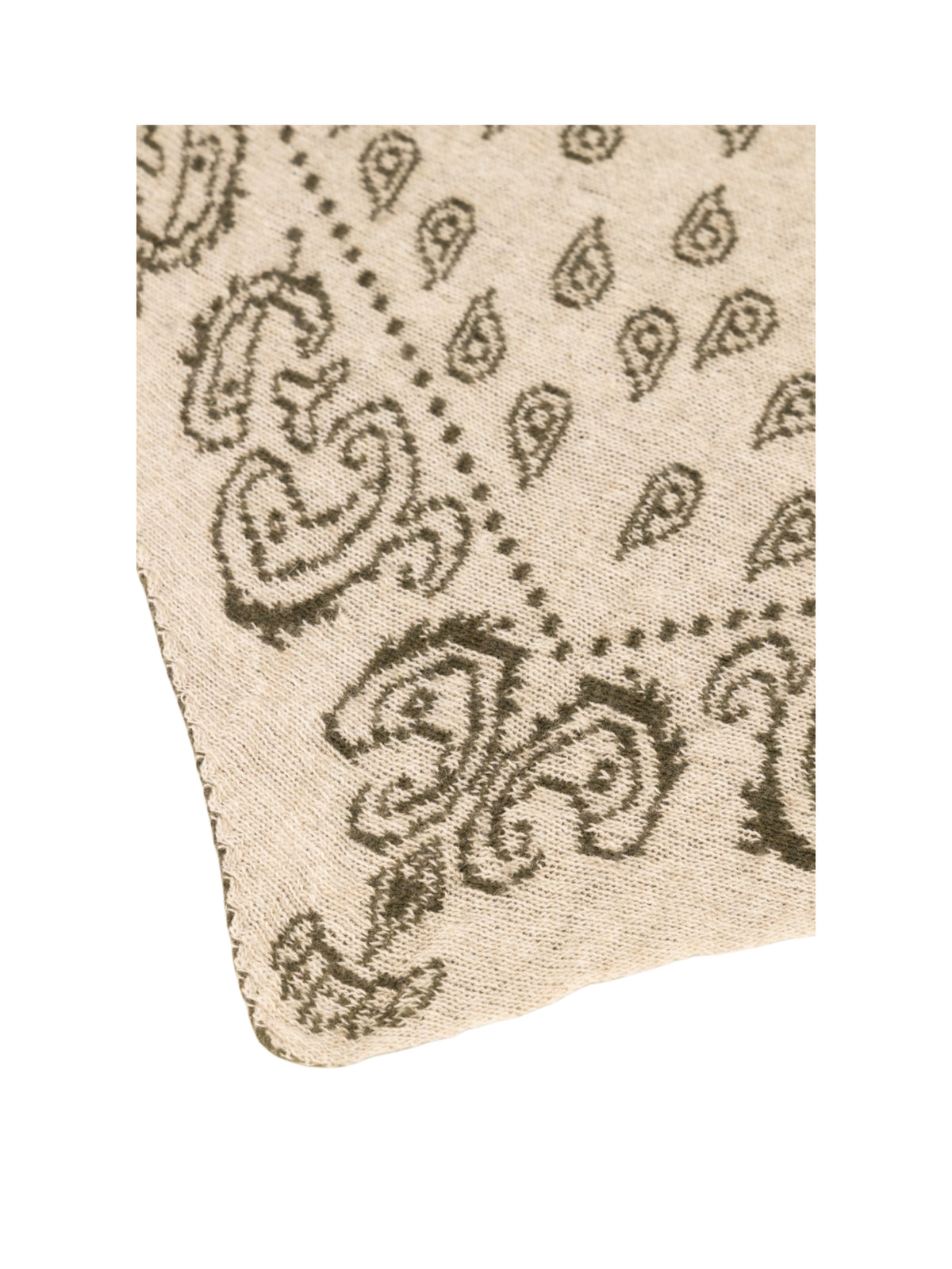 Sjaal Hollis Olijf Pino Beige - Peet kleding