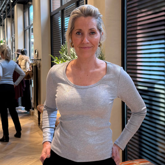 COJ Tee Dora Grijs Glans - Peet kleding
